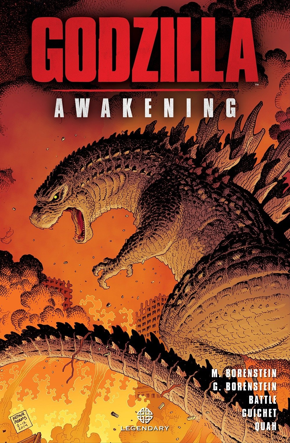 Godzilla Awakening Cover Art