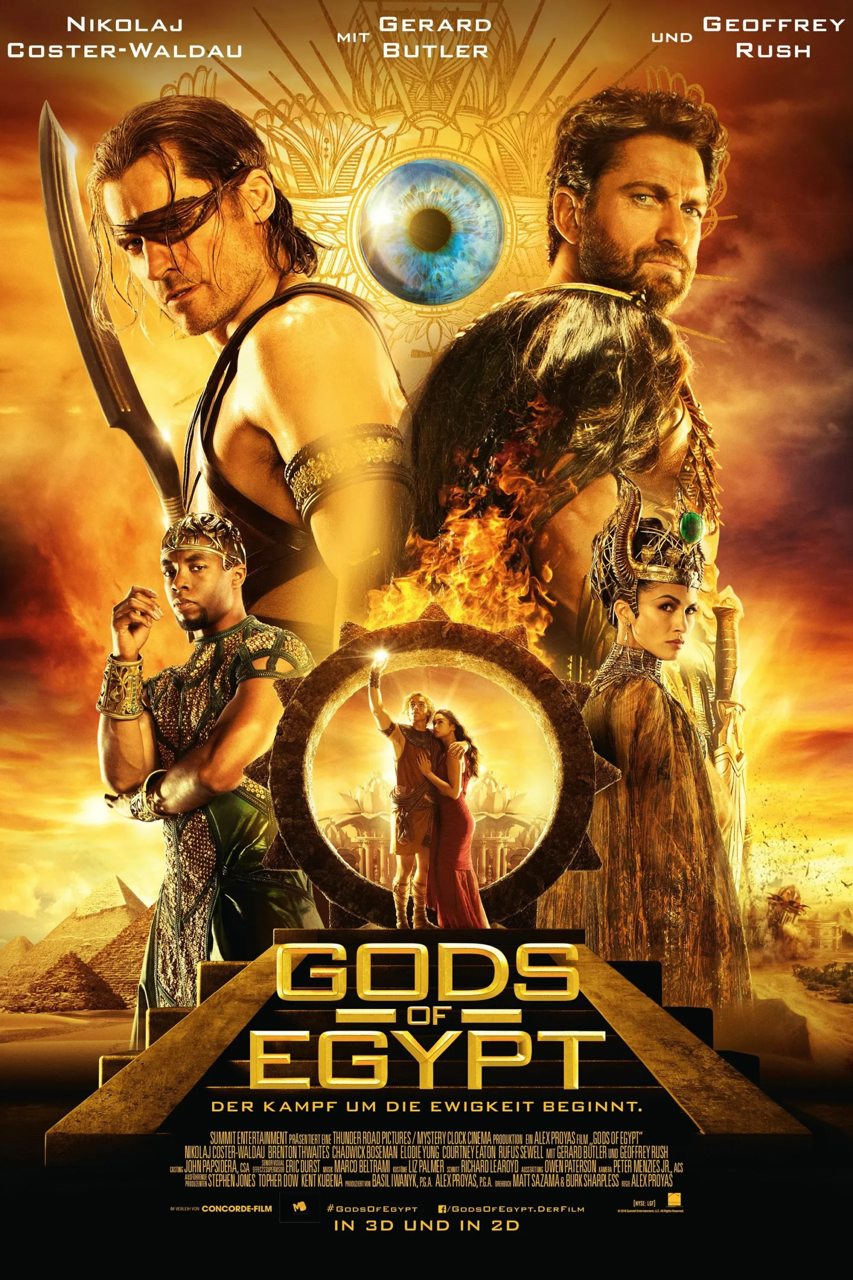 Gods of Egypt - Poster deutsch